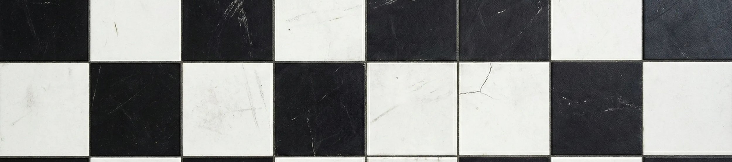 Black and White tile pattern background